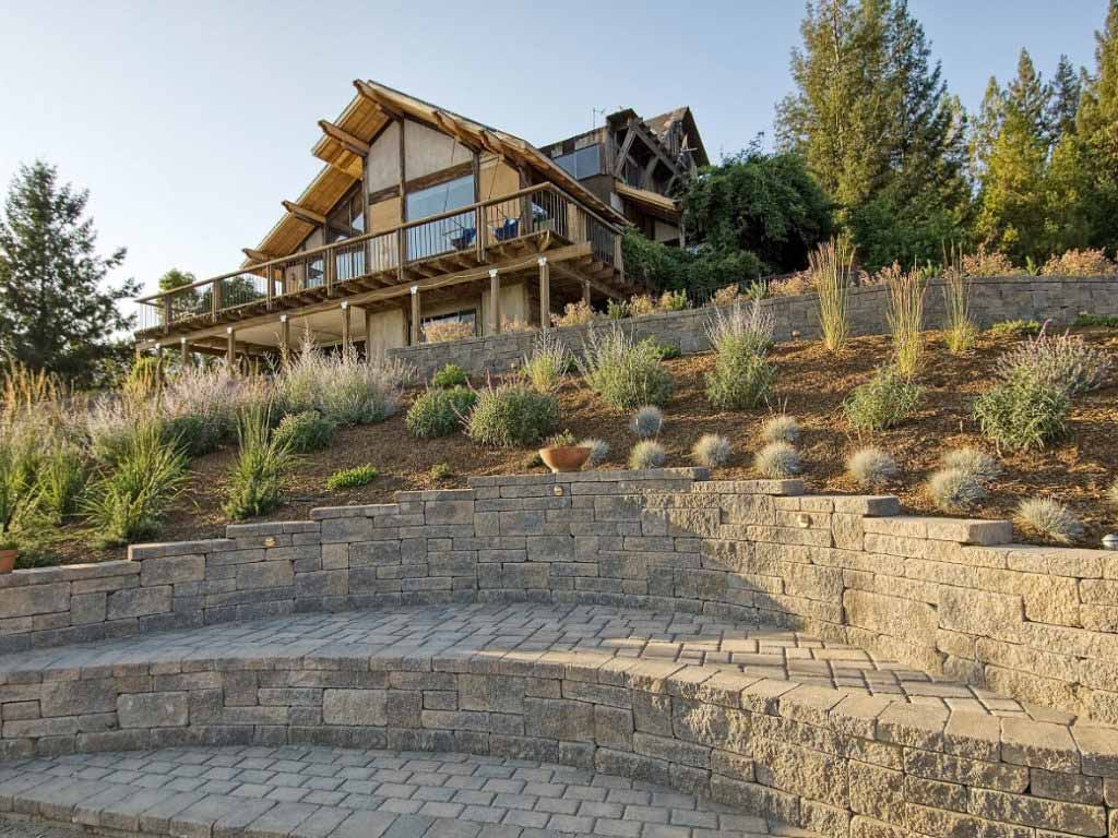 Interlocking retaining wall system 1 central home supply - santa cruz ca