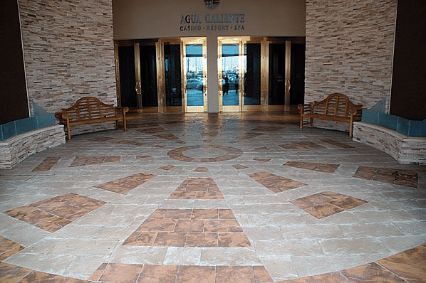 Picture of a spa with beautiful floor