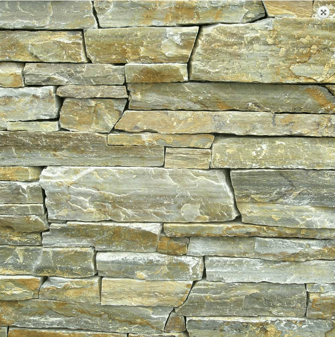 Wall rock thin veneer stone