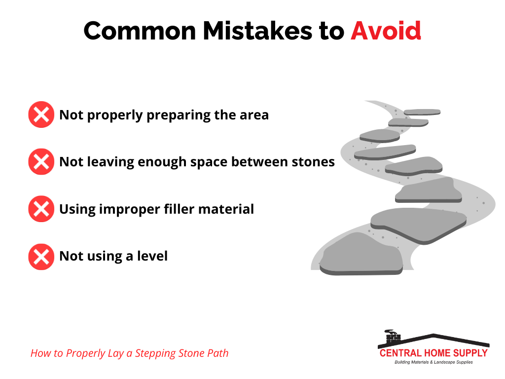 Stepping stone common mistakes to avoid